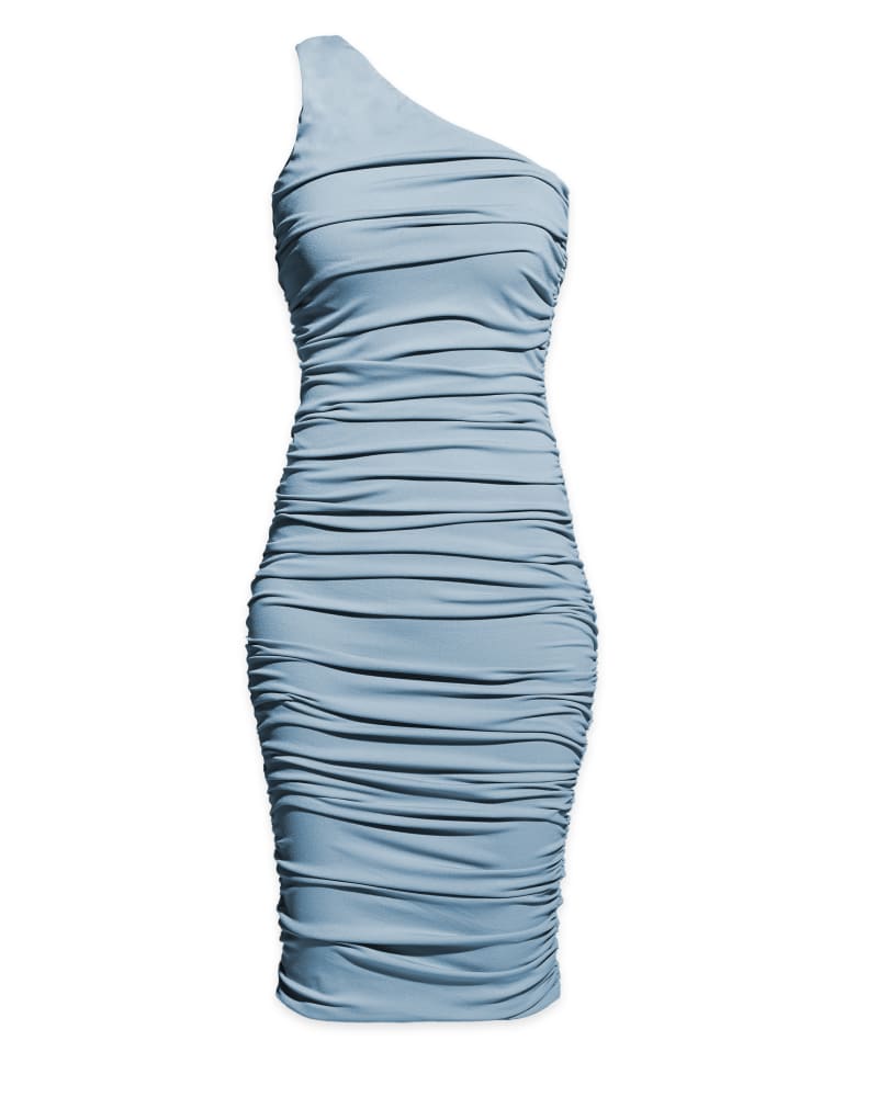 Front of a size 2XL Leona Dress in Mist by AS by DF. | dia_product_style_image_id:295907
